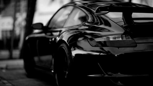 Porsche in Black