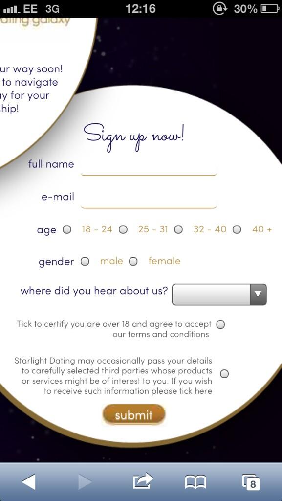 StarlightDating's tweet image. Our form at starlight-dating.com is simple to complete!