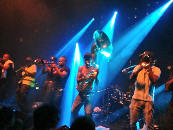 PlaiesMobiles's tweet photo. @hypnoticbrass got the party started in Massy, thx guys! http://t.co/8iZ0Dq62Yh