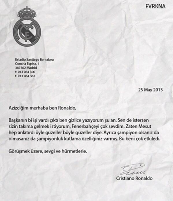 Ronaldo'dan fax var sevdiğim! FaxıNasılÇekiyim RealMadridÇekiyormusGibiÇek