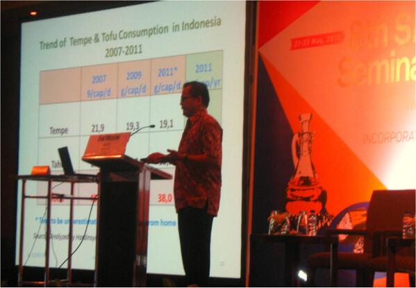 Soyfood consumption in Indonesia @Hardin_IPB #soyfoodseminar @gizi_ipb @ipbofficial