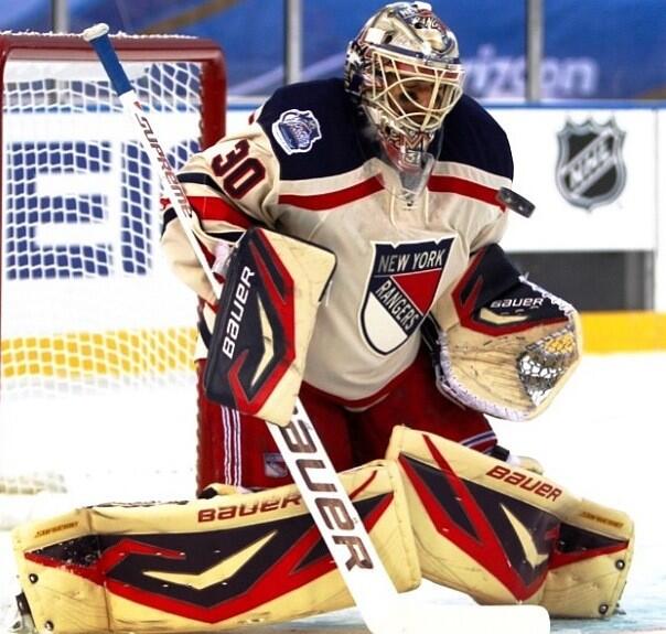 Tendy Gear on X Henrik Lundqvist HLundqvist30 New York Rangers Winter Classic Bauer TotalOne setup http t HsToHF0Dt7 X