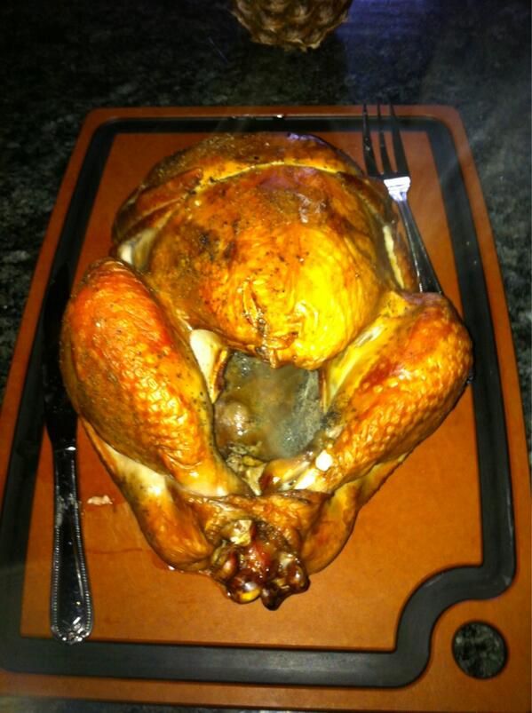 dicoke's tweet photo. #SmokerSunday Here is our first Smoked Turkey Love Love Masterbuilt Smoker! http://t.co/MCbmGHzAKz