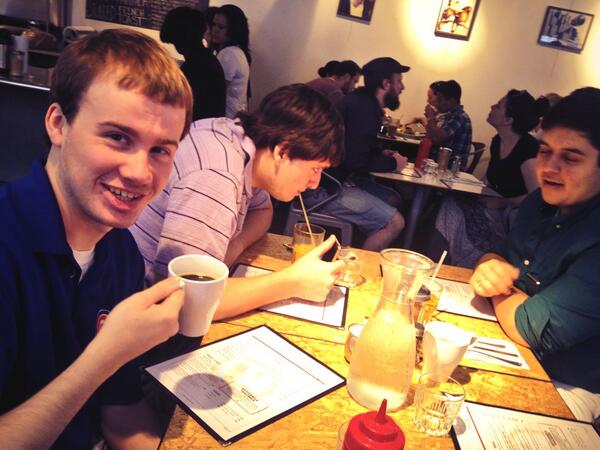 Coffee, OJ, &amp; Apple Juice: Brunch in Philly w/ <a href="/MacCook5/">Maccook</a> @SeanPDuff @TheBhatla @jp_quick