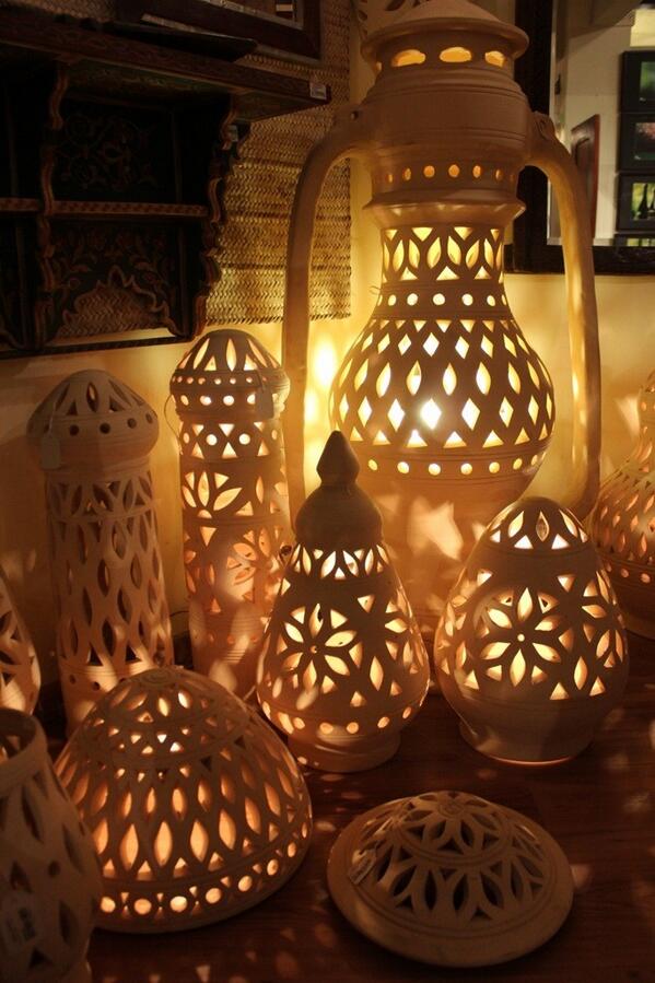 Desert Designs on Twitter: "Clay Lanterns for Ramadhan 