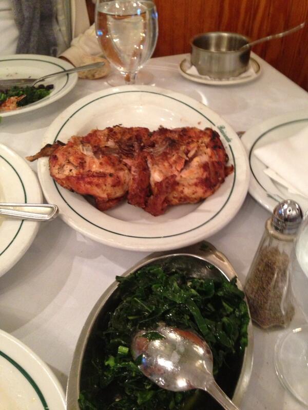 francoispayard's tweet photo. Best chicken I ever had! Enjoying a Portuguese meal at Bairrada in Long Island with my friends Tony and @gabsimone http://t.co/FTleIXaIPv