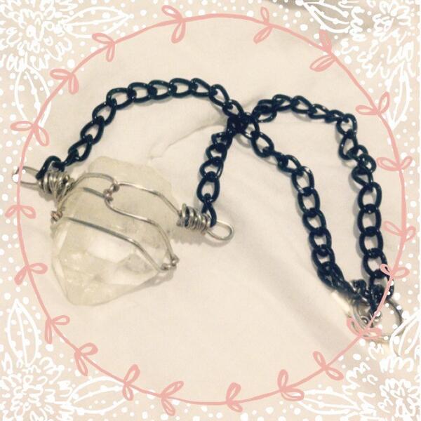 EnimNox's tweet photo. Making some statement quartz chokers to amplify your energy and your closet! Soon to http://t.co/jjSv6AHDnE http://t.co/hEsCzsmCPn