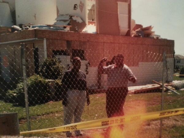 TK2U's tweet image. my place after the tornado. May 6, 1999. I'm still fearful of storms. #willnever4get