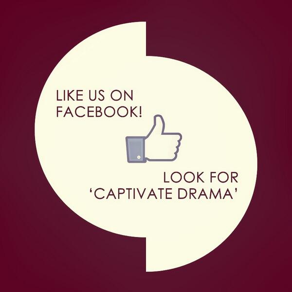 A fantastic Edinburgh theatre company - @CaptivateDrama! Get following &amp; support them. They produce amazing stuff.