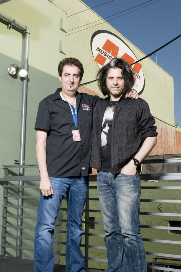 JoseFerroMI's tweet photo. Me and Alex Skolnick at Musicians institute. @JoseFerroMI @AlexSkolnick @MIHollywood http://t.co/3Kl7lsYegN