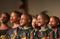 opyruff's tweet image. The voice of the children saying "No to child abuse, No to child soldier, No to child trafficking"