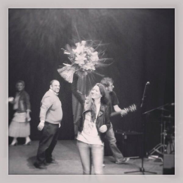 La <a href="/ClaraEsteve/">Clara Esteve</a>, triomfadora del gran dia ahir al <a href="/calongeguapa/">CalongeEtPosaGuapa</a>. LitusFashion, orgullosos de participar-hi!