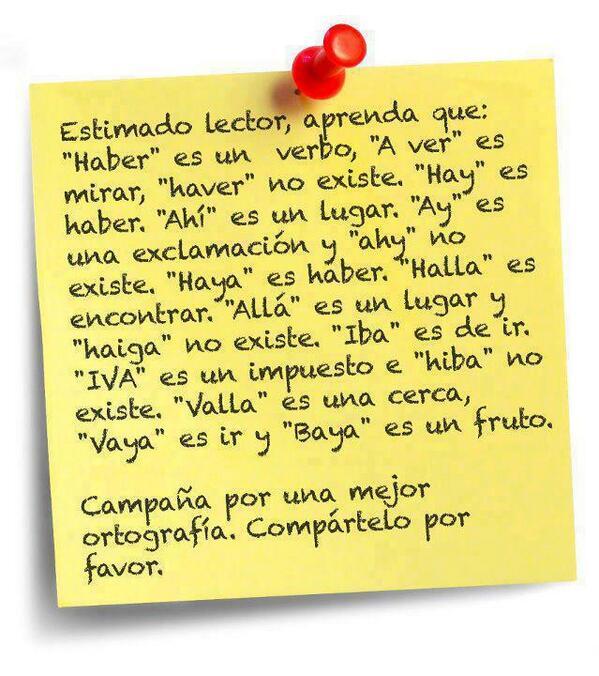 MejoresTwits's tweet photo. La buena ortografía...                   #ExpresionesQueSeEstanPerdiendo http://t.co/2VHea5tifH