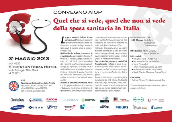 Convegno Nazionale Aiop 31 maggio 2013