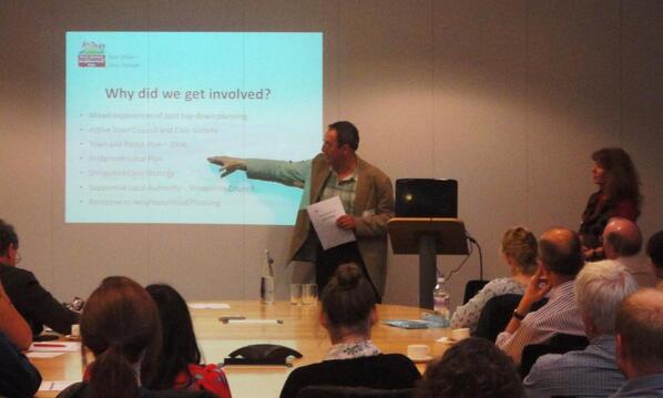 #MuchWenlock took its experiences of #NeighbourhoodPlanning to the Planning Aid volunteer evening earlier this month