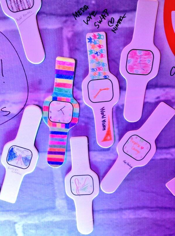 kiraycelis's tweet photo. Hulaan niyo kung saan yung gawa ko diyan na watch! HAHAHA! At #Swapkana event! @tomatoph is love! ❤ http://t.co/7PW7QRG2Hb
