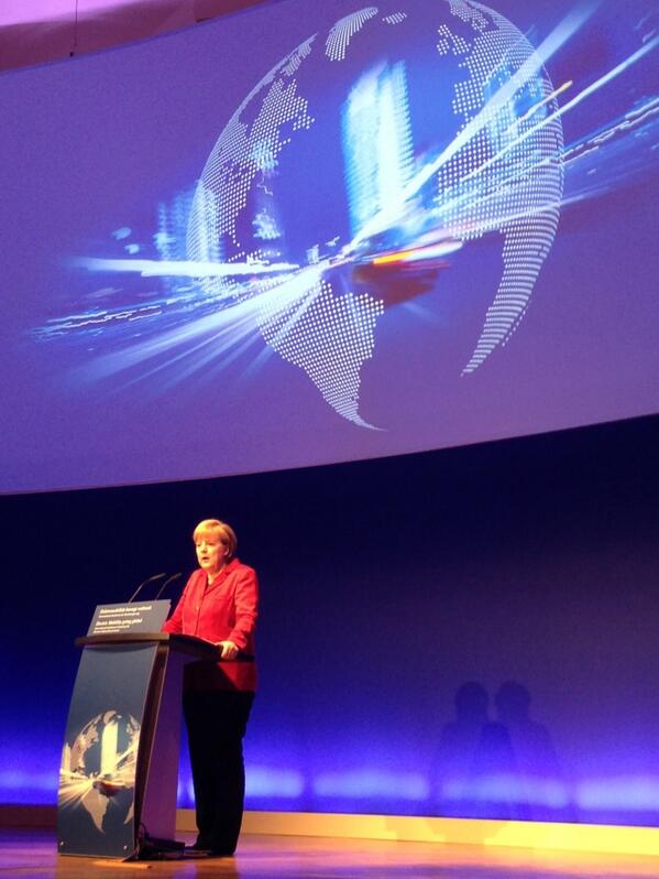 Chancellor Merkel: "Germany is serious about #electricmobility" #ikemob2013