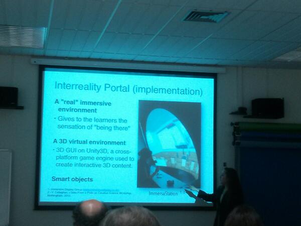 dleony's tweet image. ImmersaStation, an interreality portal  #projecteee
