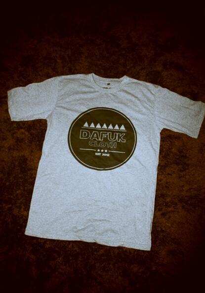 Dafuk logo misty grey | ready size S,M,L | price 100rb | for info and order 087808867569