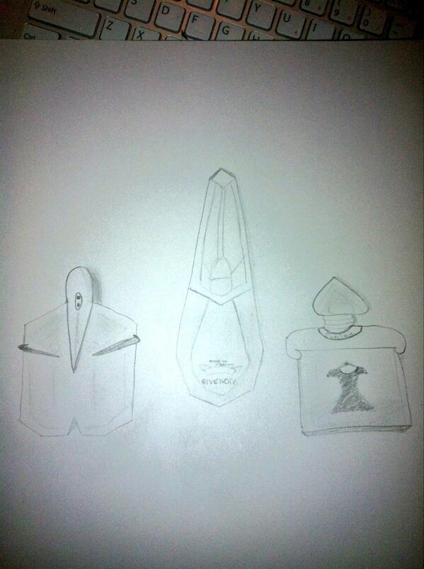 ElMarianna's tweet photo. My favorite perfumes as part of my still life drawing #visarts13 http://t.co/w5NCZrXrIf
