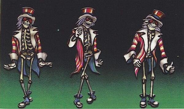 Red and white blue suede shoes