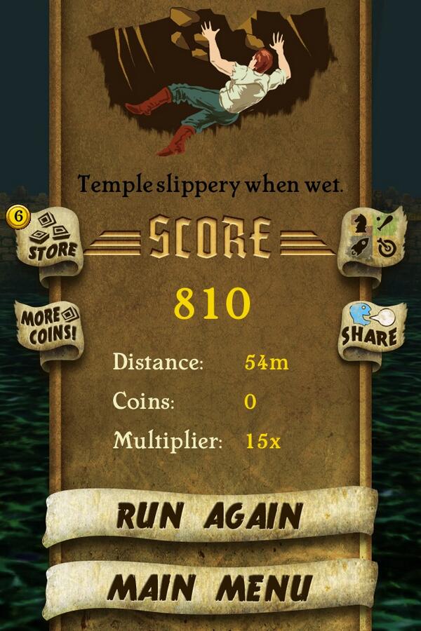 Edily_A's tweet photo. I got 810 points while escaping from demon monkeys. Beat that! http://t.co/gYSzkxSZTq #TempleRun# http://t.co/61ggtOnvyg