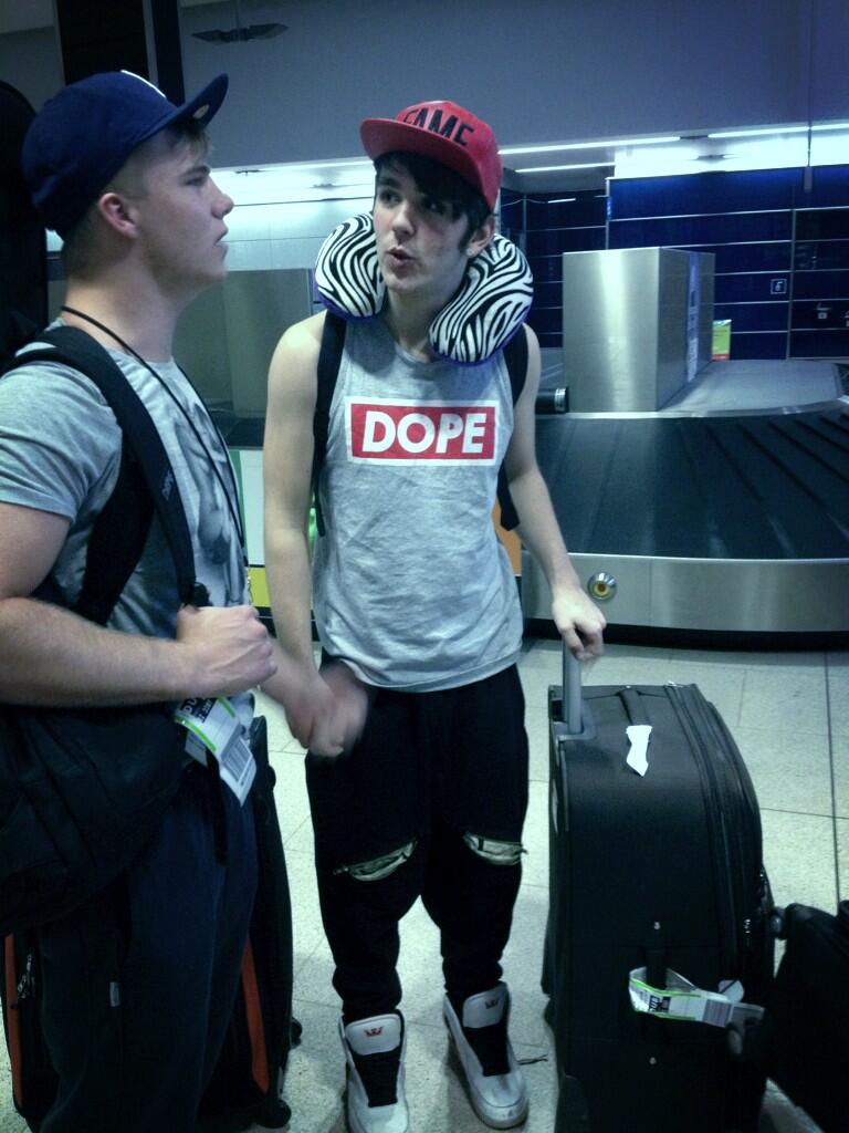 hollywood ending band the janoskians not another boy band tour airport dublin singing