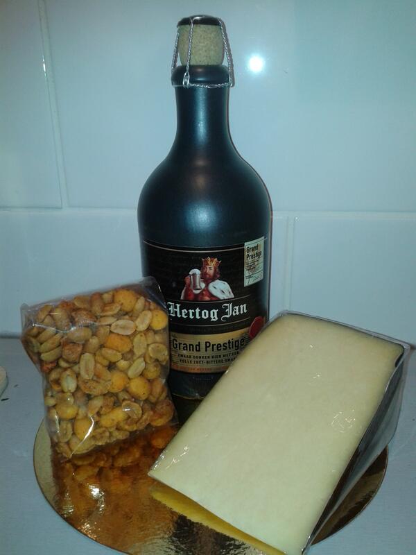 Tip voor vaderdag: een Hertog Jan bierkaas pakket.