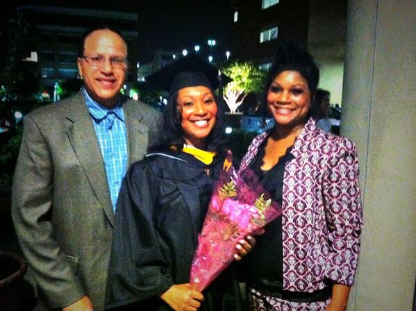 dmbanks5's tweet photo. Ric , Keniqua , and Lexie after ODUs graduation . http://t.co/rKCdnjnEfu