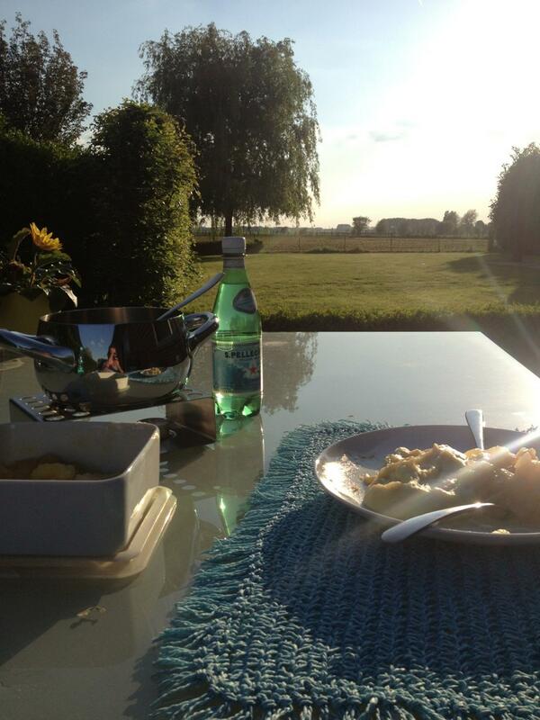 koen_schepens's tweet photo. Finally! Outside Dinner @ my Belgian HOME place... Still luv that view! #precious moments http://t.co/ztDq8KTDa8
