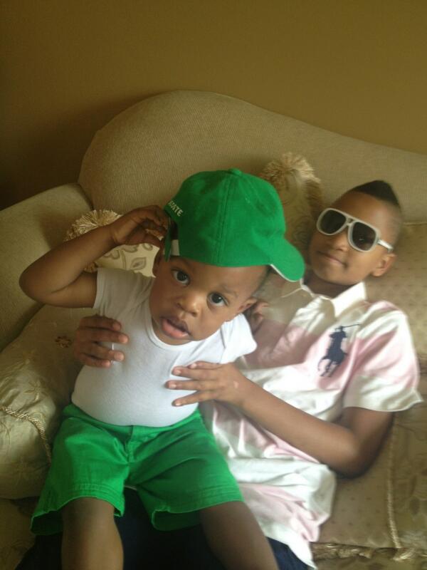 Brotherly love on the holiday.