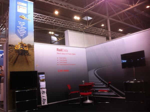 And a other picture from the RailData stand on the IAF in Muenster. We here from May 28 until May 30.
