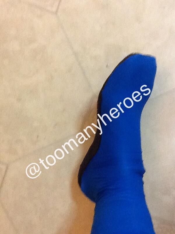 Blue lantern boot sample