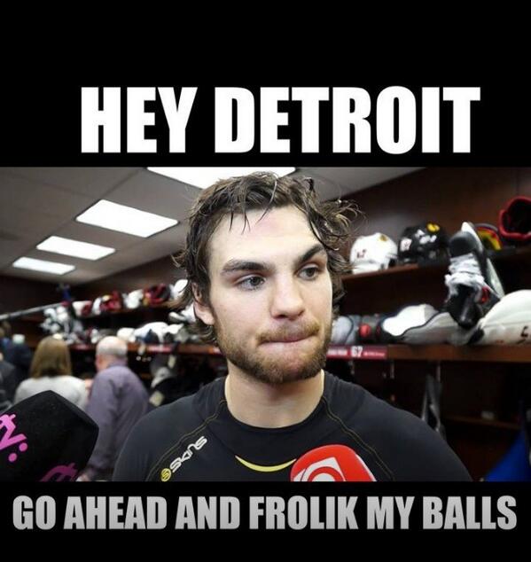 mitch1208's tweet image. Frolik&apos;s goal though #PullingThrough