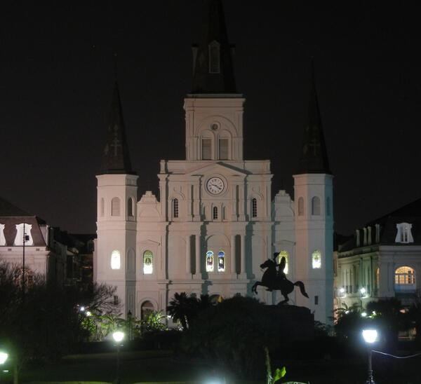 Dr_Butin's tweet image. #hpm13 #hpm I forgot this pic I took of #NOLA nighttime #JacksonSquare