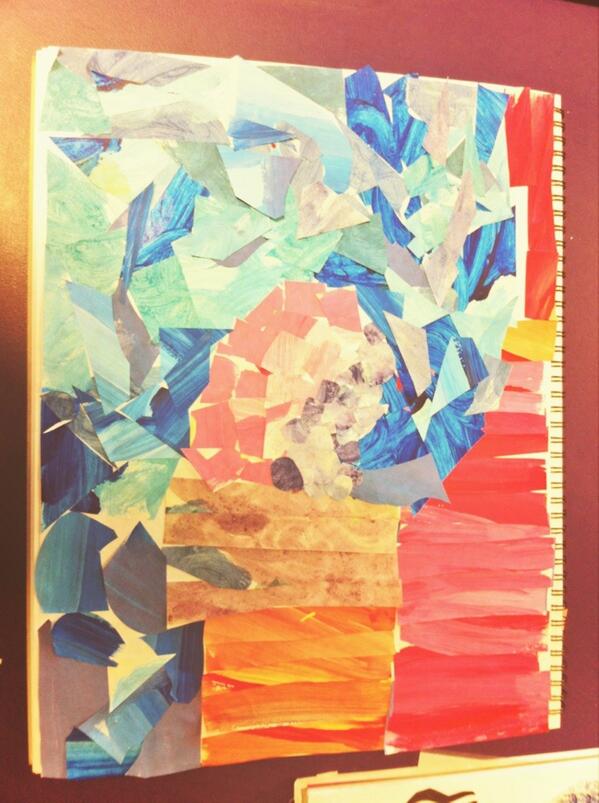 jdove23's tweet photo. Eric Carle inspired #visarts13 http://t.co/leJKrtRslF