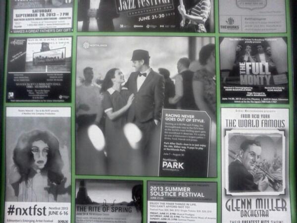 Glad 2C advertising from @northlands_park at 1 of top rec cntr in ED @commonwealth cntr #youngAudience #ParkAfterDark