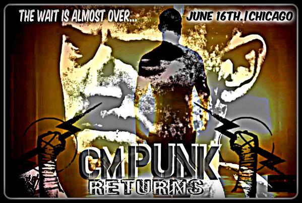 NDPunkBITW80's tweet image. #MyPunkArt Revised Version with Date and location. #CMPunksReturn @CMPunk