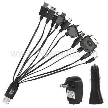 tvcmall_com's tweet image. USB cable, ONE FOR ALL! Do u know how many adapters in this universal cable? lol..#FunGadget #USBcable