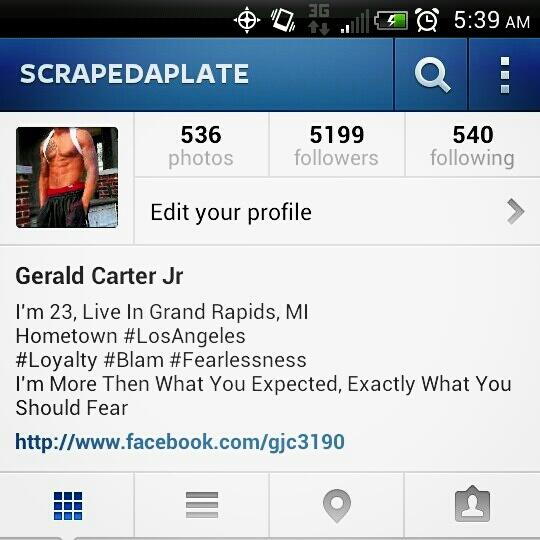 RealGJCarter's tweet photo. Follow me on instagram if you #retweet ill give you a #shoutout on IG @scrapedaplate http://t.co/S7Xh6ZPmgJ