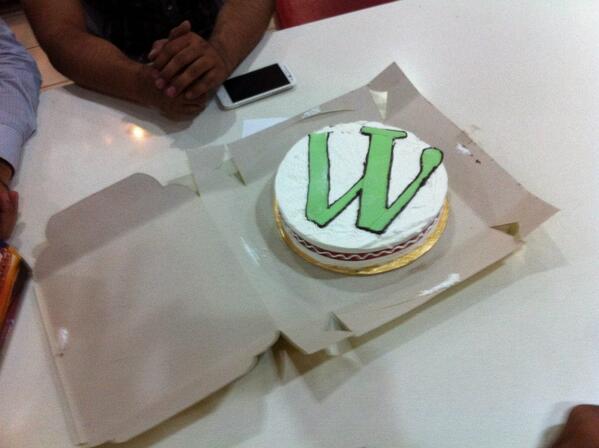WPLahore's tweet photo. Cake for WP10 Party in Lahore, Pakistan http://t.co/rX6CJFStGy