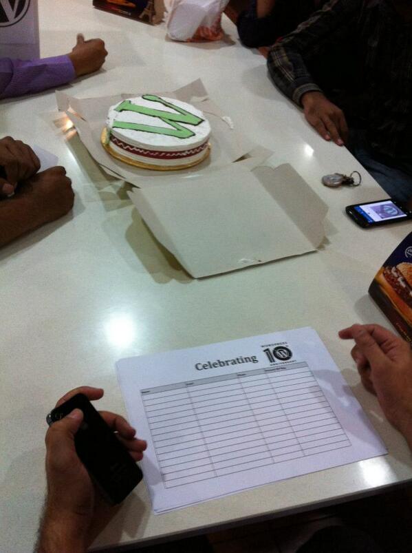 WPLahore's tweet photo. Cake for WP10 Party in Lahore, Pakistan http://t.co/LYpWehjyPQ