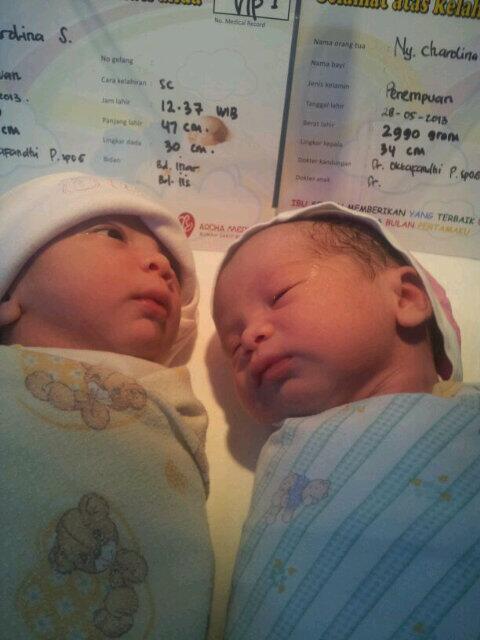 ririnfajarini's tweet photo. Welcome to the world Aris's twins @cebleng @Pahlawan3dan7 peyuukkkk... http://t.co/hwdrXIfyCB