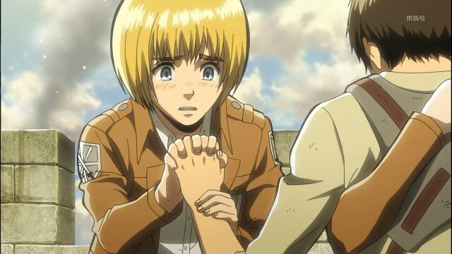 さきたそ Di Twitter 進撃の巨人8話のアルミンとエレンがどう見ても恋人繋ぎです本当にありがとうございました Http T Co Xawvd77eeq Twitter