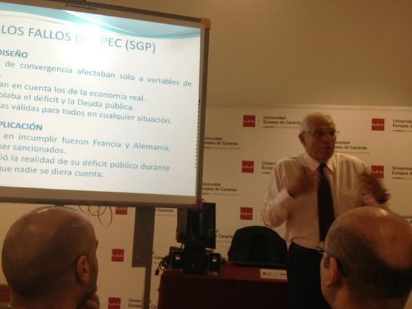 Hablando de #Europa con Josep Borrell #laorotava #tenerife