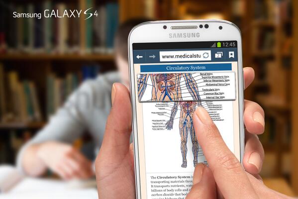 Hover your finger over the screen to preview photos, emails &amp; speed dial with #AirView on #GALAXYS4.