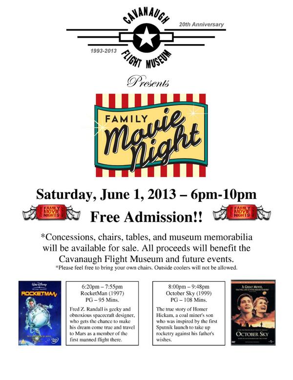Time for #SummerFun! Help CFM kick off summer in style. Attend our free Family Movie Night on June 1, 6pm-10pm.