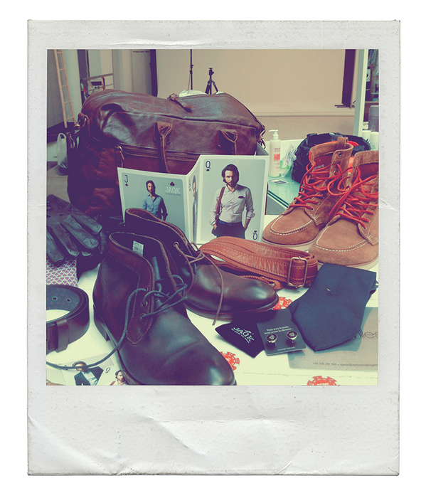 En plein #shooting de la #collection Hiver 13 #JAQK en pleine forme.