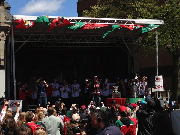 The #memorialcupchampions! #GOMOOSEGO #qmjhl #MooseCountry #MooseheadsDay