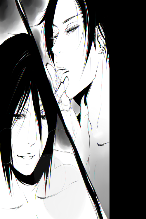 _HellOfaButler's tweet photo. // Ooh *^* Mlmlml.~ (?) .. I think I'm in love~ *^* #SebaClaude http://t.co/27mV1zhhhe